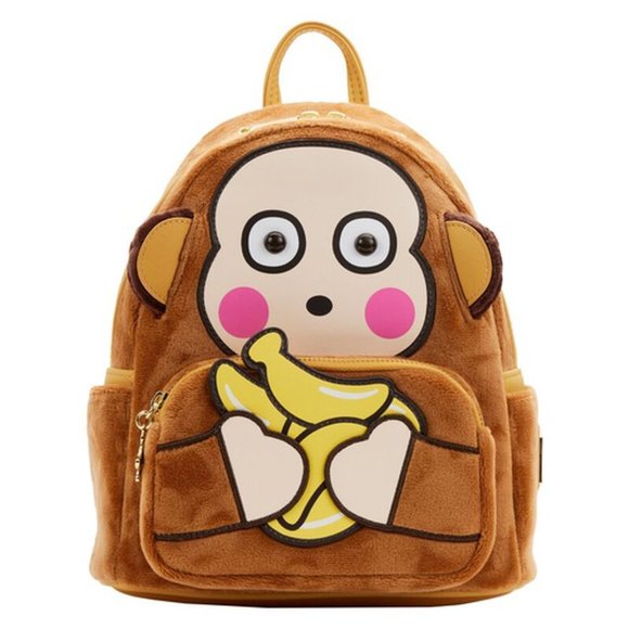 RARE Loungefly Sanrio Monkichi Banana Scented Mini Backpack NEW W TAGS In Hand
